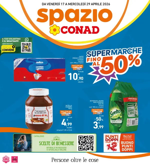 Conad — Conad - Supermarche Fino Al 50% Spazio Liguria