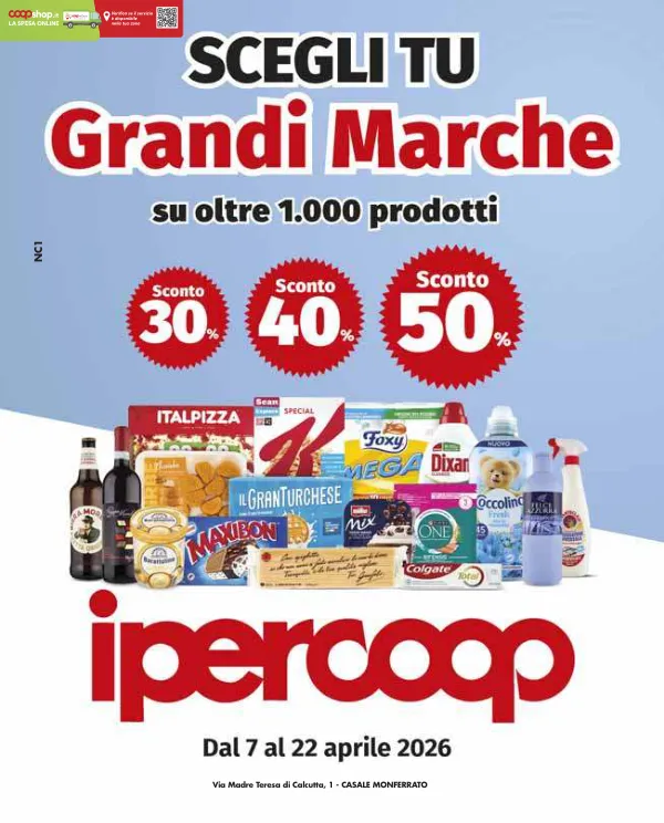 Coop — Coop - Grandi Marche 30% - 40% - 50%